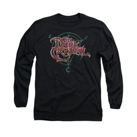 The Dark Crystal Shirt Symbol Logo Long Sleeve Black Tee T-Shirt