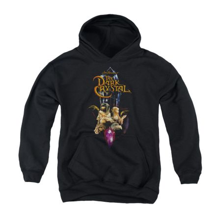 The Dark Crystal Youth Hoodie Crystal Quest Black Kids Hoody