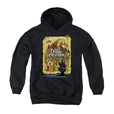 The Dark Crystal Youth Hoodie Poster Black Kids Hoody