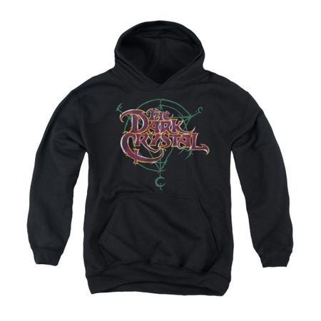 The Dark Crystal Youth Hoodie Symbol Logo Black Kids Hoody