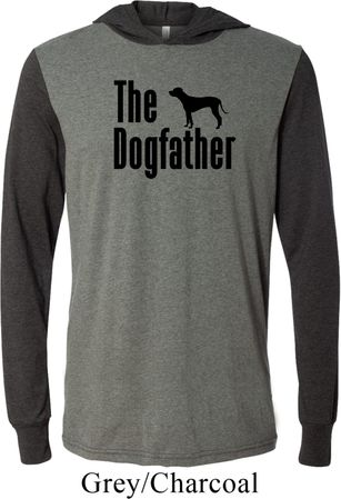 The Dog Father Black Print Lightweight Hoodie Tee