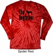 The Dog Father Black Print Long Sleeve Tie Dye Shirt