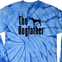 The Dog Father Black Print Long Sleeve Tie Dye Shirt The Dog Father Black Print Long Sleeve Tie Dye Shirt