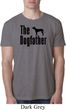 The Dog Father Black Print Mens Burnout Shirt
