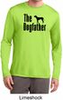 The Dog Father Black Print Mens Moisture Wicking Long Sleeve Shirt
