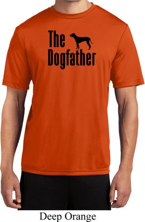 The Dog Father Black Print Mens Moisture Wicking Shirt