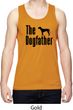 The Dog Father Black Print Mens Moisture Wicking Tanktop