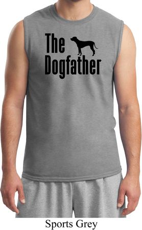 The Dog Father Black Print Mens Muscle Shirt
