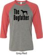 The Dog Father Black Print Mens Raglan Shirt