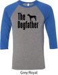 The Dog Father Black Print Mens Raglan Shirt