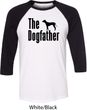 The Dog Father Black Print Mens Raglan Shirt