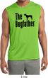 The Dog Father Black Print Mens Sleeveless Moisture Wicking Shirt