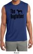 The Dog Father Black Print Mens Sleeveless Moisture Wicking Shirt