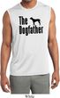 The Dog Father Black Print Mens Sleeveless Moisture Wicking Shirt