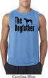 The Dog Father Black Print Mens Sleeveless Shirt