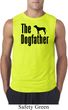The Dog Father Black Print Mens Sleeveless Shirt