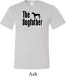 The Dog Father Black Print Mens Tall Shirt