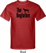 The Dog Father Black Print Mens Tall Shirt