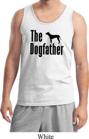 The Dog Father Black Print Mens Tank Top