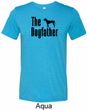 The Dog Father Black Print Mens Tri Blend Crewneck Shirt