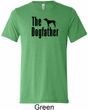 The Dog Father Black Print Mens Tri Blend Crewneck Shirt