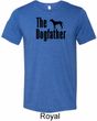 The Dog Father Black Print Mens Tri Blend Crewneck Shirt