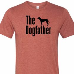 The Dog Father Black Print Mens Tri Blend Crewneck Shirt The Dog Father Black Print Mens Tri Blend Crewneck Shirt