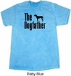 The Dog Father Black Print Mineral Tie Dye Shirt