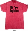 The Dog Father Black Print Mineral Tie Dye Shirt