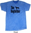 The Dog Father Black Print Mineral Tie Dye Shirt