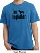 The Dog Father Black Print Pigment Dyed Shirt