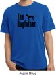 The Dog Father Black Print Pigment Dyed Shirt