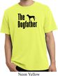 The Dog Father Black Print Pigment Dyed Shirt