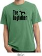 The Dog Father Black Print Pigment Dyed Shirt