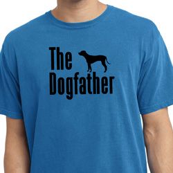 The Dog Father Black Print Pigment Dyed Shirt The Dog Father Black Print Pigment Dyed Shirt