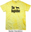 The Dog Father Black Print Spider Tie Dye Shirt