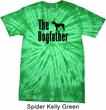 The Dog Father Black Print Spider Tie Dye Shirt