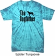 The Dog Father Black Print Spider Tie Dye Shirt