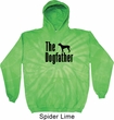 The Dog Father Black Print Tie Dye Hoodie