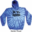 The Dog Father Black Print Tie Dye Hoodie