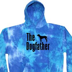 The Dog Father Black Print Tie Dye Hoodie The Dog Father Black Print Tie Dye Hoodie