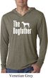 The Dog Father White Print Lightweight Hoodie Shirt