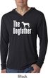 The Dog Father White Print Lightweight Hoodie Shirt