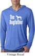 The Dog Father White Print Lightweight Hoodie Shirt