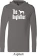 The Dog Father White Print Lightweight Hoodie Tee