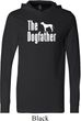 The Dog Father White Print Lightweight Hoodie Tee