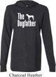 The Dog Father White Print Lightweight Hoodie Tee