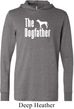 The Dog Father White Print Lightweight Hoodie Tee