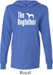 The Dog Father White Print Lightweight Hoodie Tee