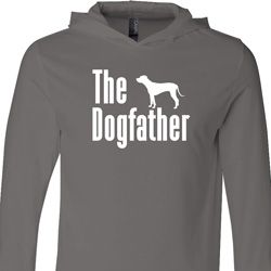 The Dog Father White Print Lightweight Hoodie Tee The Dog Father White Print Lightweight Hoodie Tee